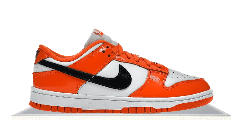 Men's leather - and - mesh combination sneakers for style and functionDunk Low Patent Halloween 2022