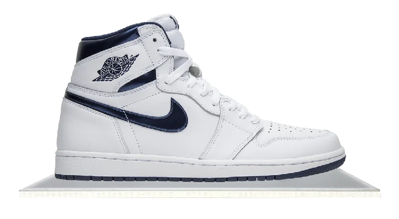 Men's wide - width sneakers for a comfortable fitAir Jordan 1 High Metallic Navy (2016)