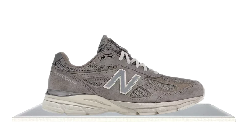 Men's gray mesh sneakers for breathability during workoutsNew Balance 990v4 MiUSA Kith 101 Moonrock