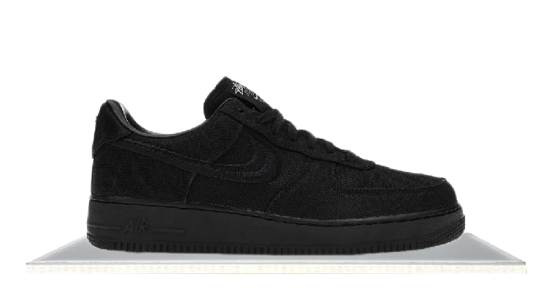 Men's high - performance basketball sneakers with air cushioningAir Force 1 Stussy Black