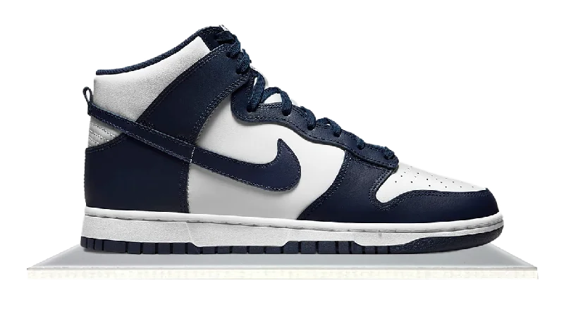 Men's track - and - field sneakers with a spike - compatible soleDunk High Championship Navy