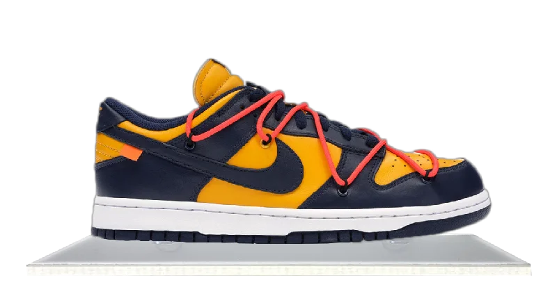 Men's multi - colored sneakers with a gradient effectDunk Low Off-White Michigan