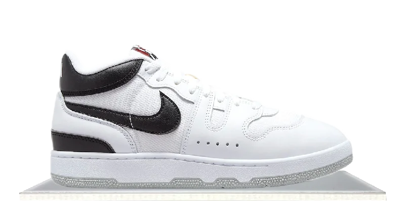 Men's retro - inspired basketball sneakers with a high - top designMac Attack White Black