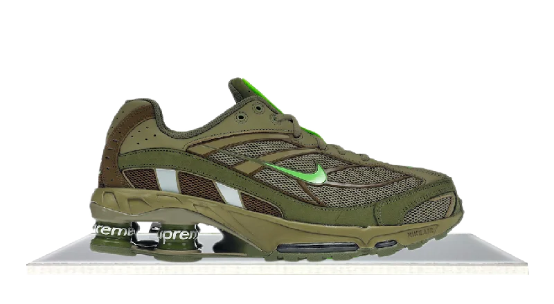 Men's neon - colored sneakers for a bold statementNike Shox Ride 2 SP Supreme Olive