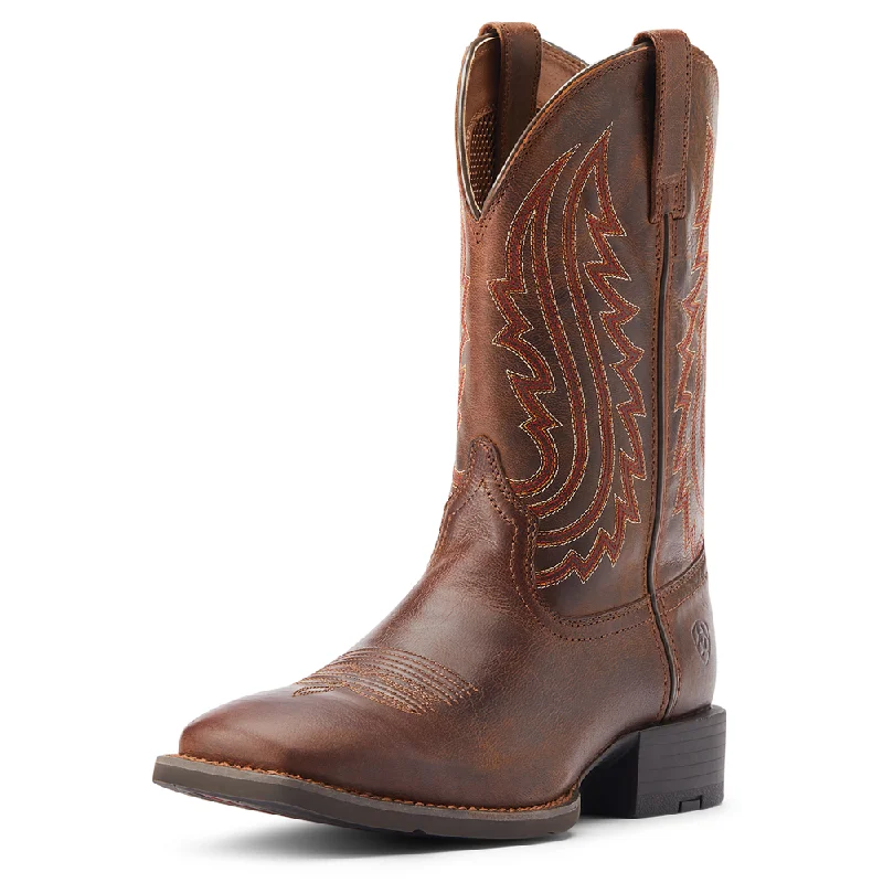 Alligator - embossed men's western boots for a bold statement10044561 Ariat Men's Sport Big Country Boot - Almond Buff