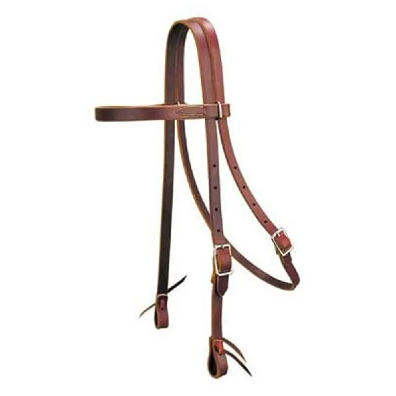 9989 Reinsman Latigo Pony Browband Headstall