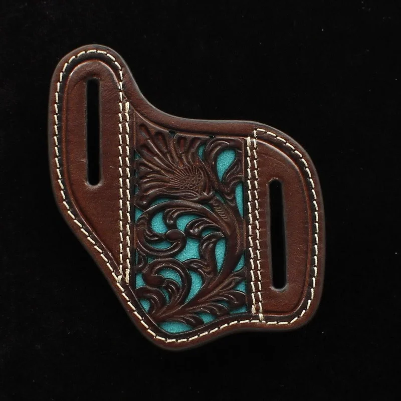 Nocona Angled Floral Knife Sheath