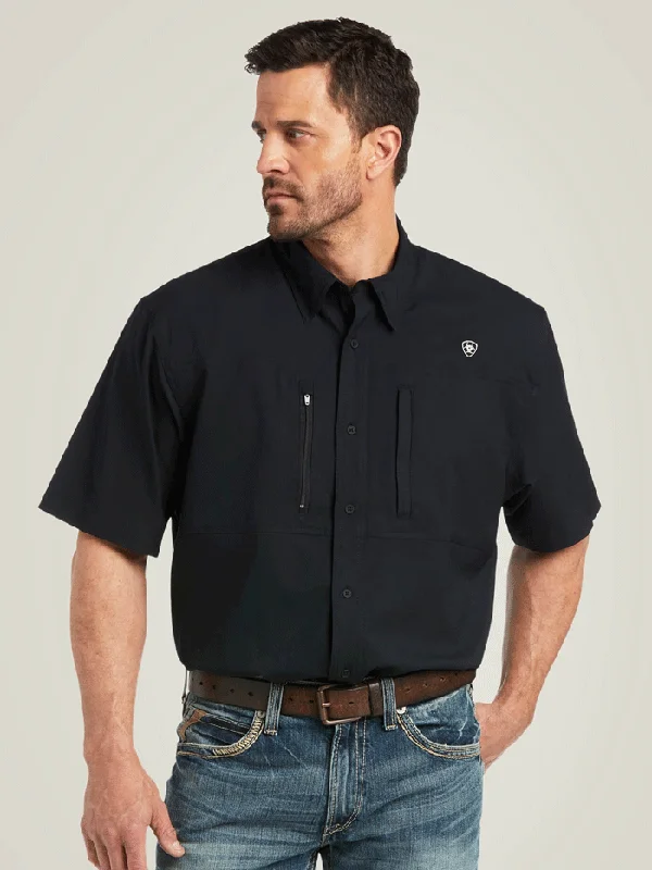 Ariat 10034960 Mens VentTEK Classic Fit Shirt Black