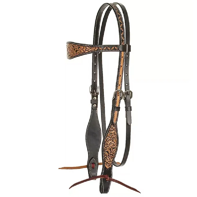 1024-12-WV Circle Y Blooming Wild Browband Headstall