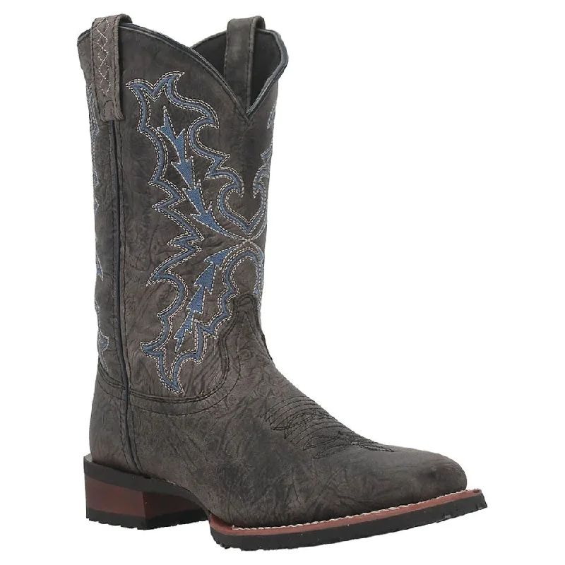 7949 Laredo Men's Winfield Grey Square Toe Western Cowboy Boot