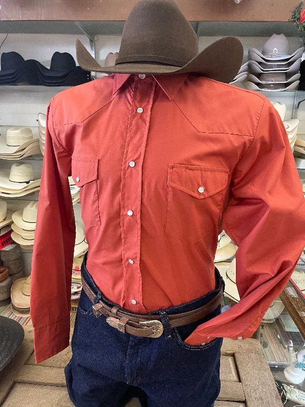 Roper Terracotta Men's Western Shirt