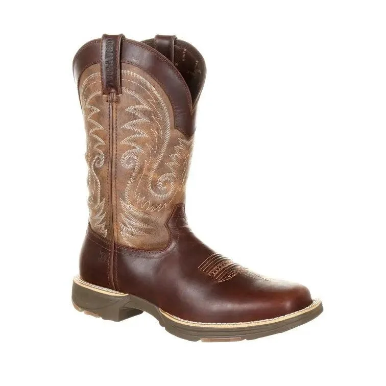 Men's western boots with a decorative concho belt and buckleDurango  Ultralite Waterproof Western  Boot DDB0137