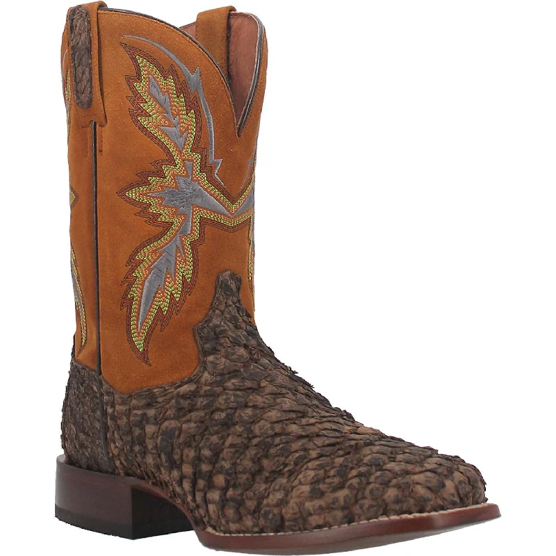 Men's western boots with a leather - wrapped heel and a smooth finishDan Post Men’s Dorsal Sea Bass Boot DP4102