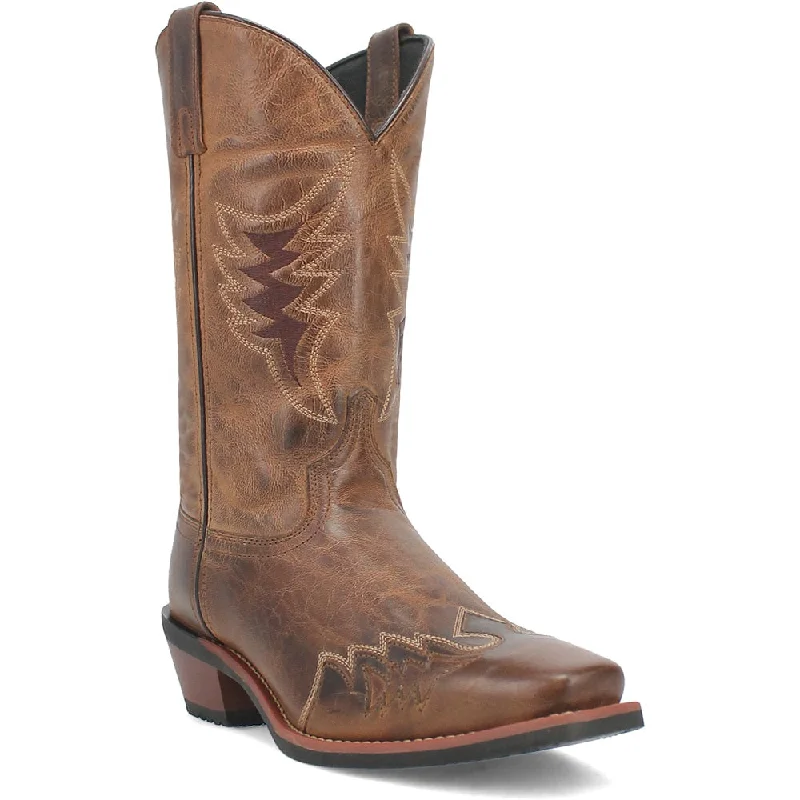 Men's western boots with a silver - toned hardware and accentsLaredo Men's William Leather Boot 68470