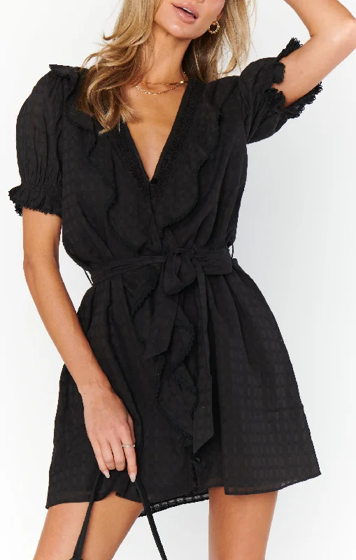 Marissa Dress ~ Black Voile