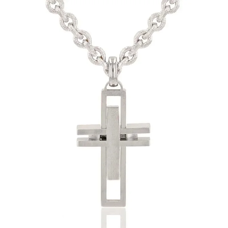 Montana Silversmiths Modern Art Cross Necklace