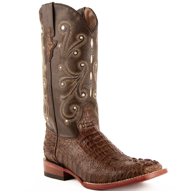 Men's Ferrini Caiman Crocodile Print Boots 4039323