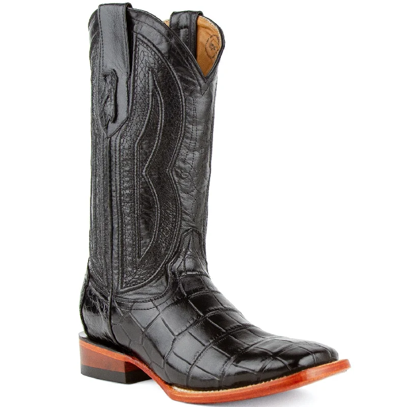 Men's Ferrini Stallion Alligator Belly Square Toe Boots 1079304