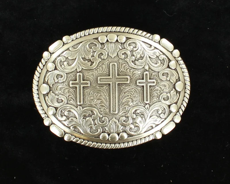 Oval Rope Edge 3 Cross Buckle