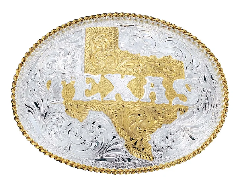 Montana Silversmith Silver Engraved Western Belt Buckle